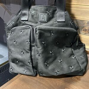 Tommy Hilfiger Black Star Tote Travel Satchel Bag